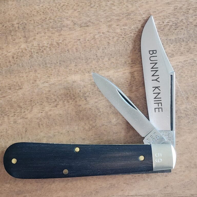 Great Eastern Cutlery #391222 Gabon Ebony Bunny Knife SN 59 Blade Forums SFO knives for sale