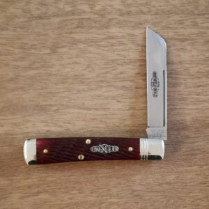 Great Eastern Cutlery #493121 Garnet Jigged Bone knives for sale