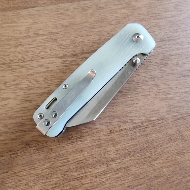 QSP Penguin in Jade G10 and D2 Gently Used knives for sale