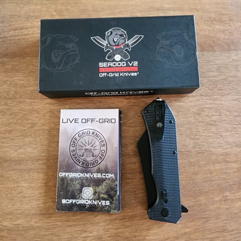 Off-Grid Knives Seadog V2 Blackout New Model # OG-780B knives for sale