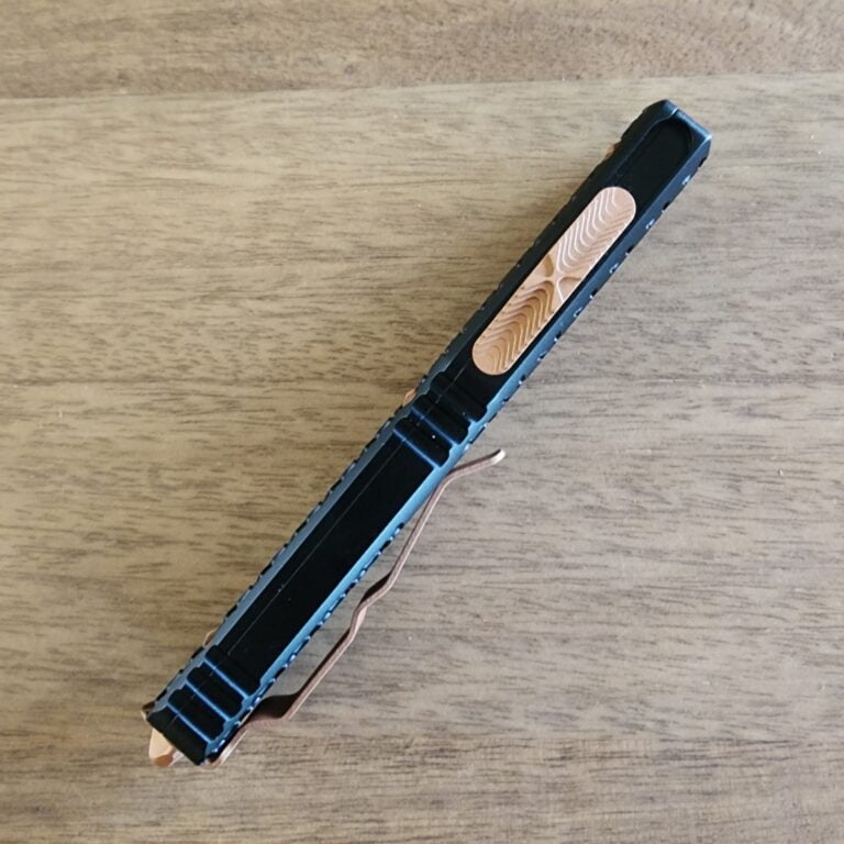 Microtech Ultratech Trigrip Copper Cerakote/Black DLC Tanto in M390 SN 116 USA Made 11/2022 knives for sale