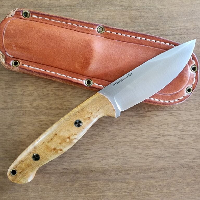 Bark River Birdseye Maple North Country EDCII S45VN knives for sale