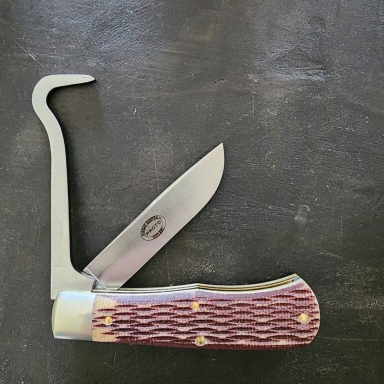 Great Eastern Cutlery #725224 HP Stained Muslin Micarta PROTOTYPE knives for sale