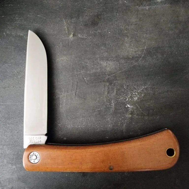 Great Eastern Cutlery #215124 Natural Linen Micarta
