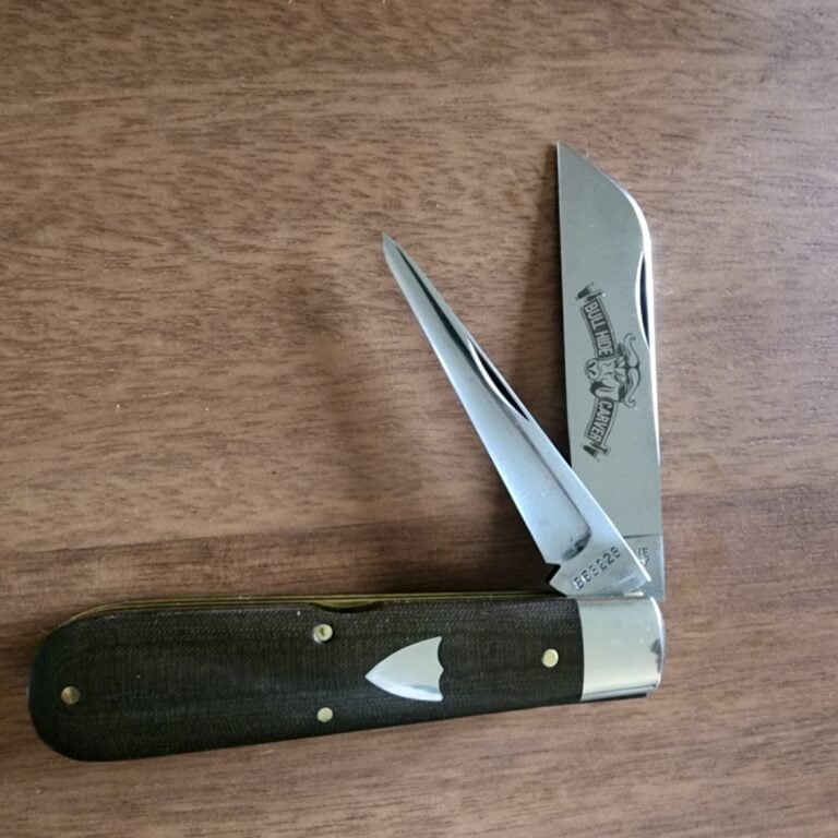 Great Eastern Cutlery #863223 OD Green Linen Micarta (1 of 31 made) "S" knives for sale