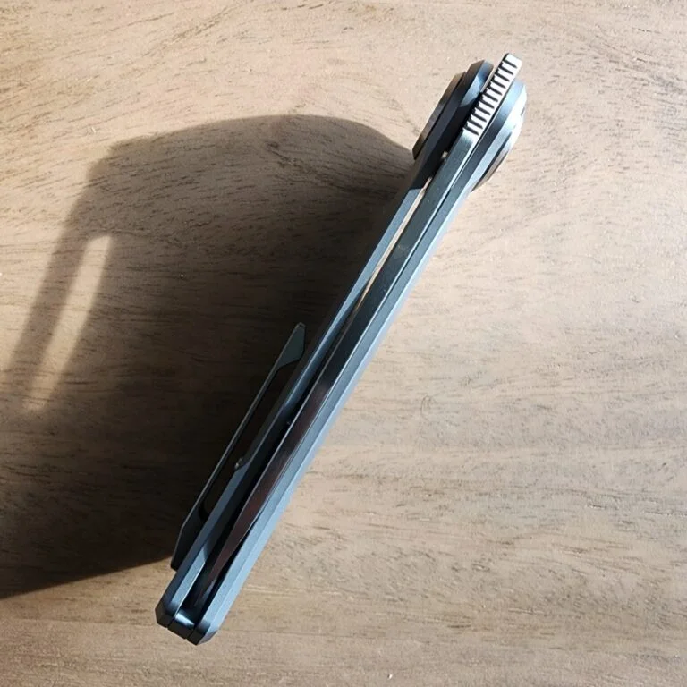 Aurora Knife and Tool, New for 2024 Truffles in S35VN + Gray Titanium (As Seen on Blade Show Video) knives for sale