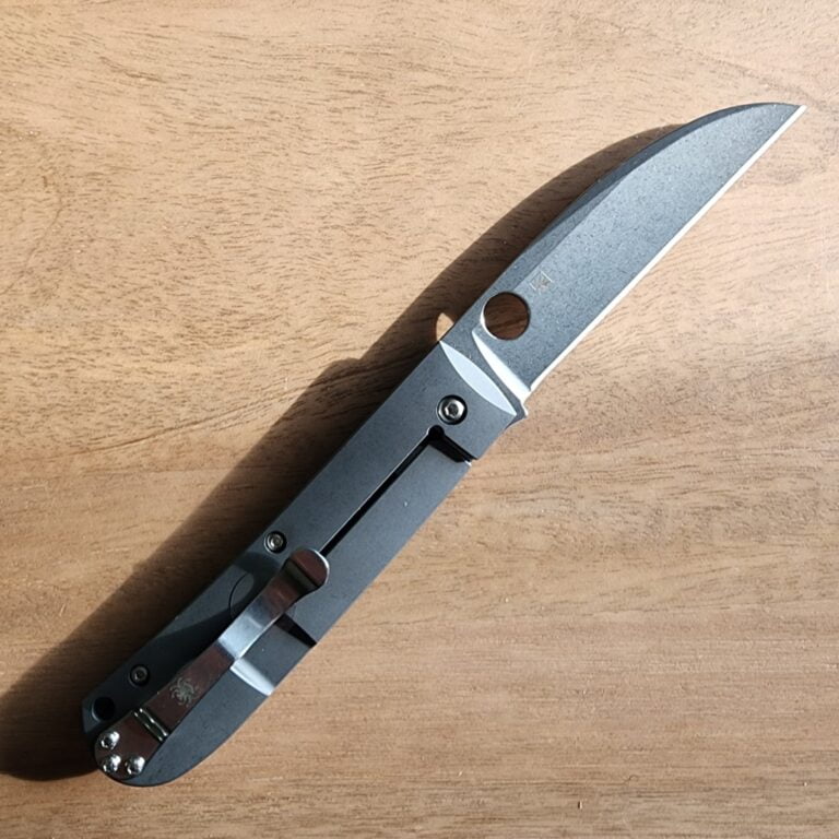 Spyderco Swayback Pin C249TIP in Titanium and CTS XHP knives for sale