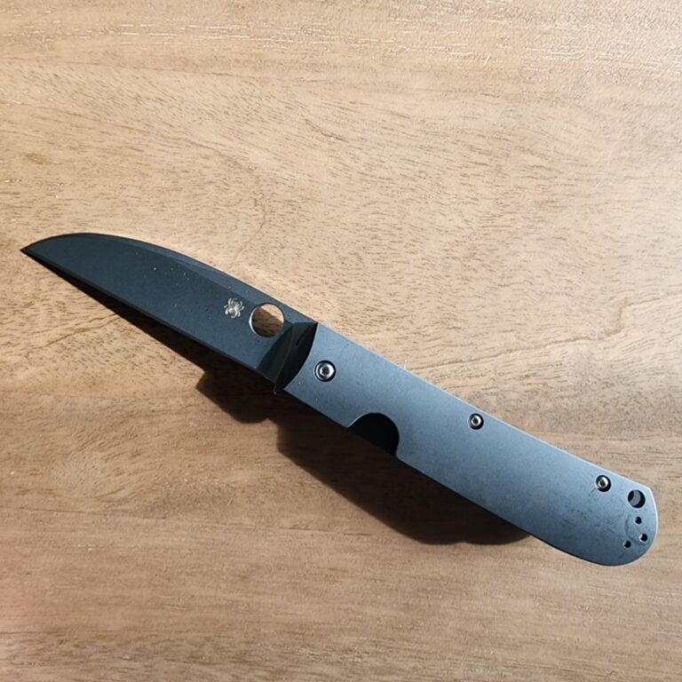 Spyderco Swayback Pin C249TIP in Titanium and CTS XHP knives for sale