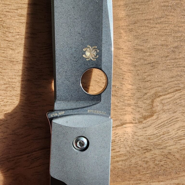 Spyderco Swayback Pin C249TIP in Titanium and CTS XHP knives for sale