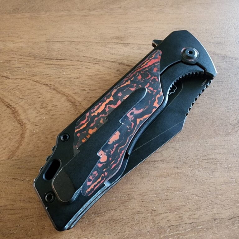 Something Obscene J-Cape V4 - St. Nick's Knives Exclusive - CPM-20CV  - Fat Carbon/Titanium Handle knives for sale