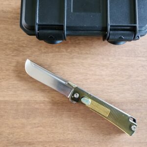 D ROCKET DESIGN JUPITER EDC FOLDING KNIFE ULTEM 3" SATIN DROP POINT knives for sale