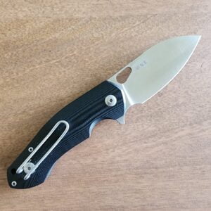 Giant Mouse Biblio in Black G10 Discounted "Rescue Mouse" knives for sale