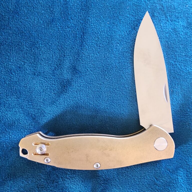 Giant Mouse ACE Brass Farley Discounted "Rescue Mouse" knives for sale