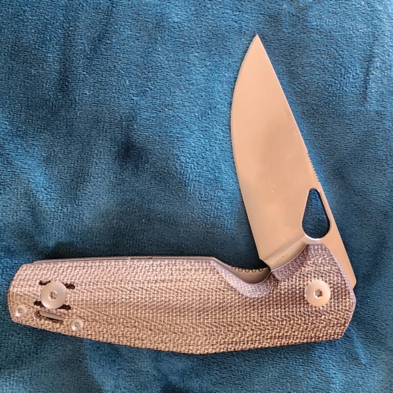 Giant Mouse ACE Vanadis Biblo-XL-Blue G10 knives for sale