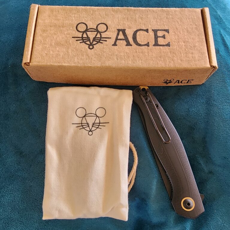 Giant Mouse ACE Sonoma V2 Blackout Discounted "Rescue Mouse" knives for sale