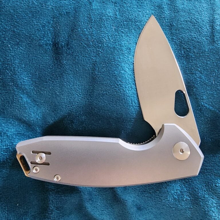 Giant Mouse ACE Vanadis Biblo-XL-Blue G10 knives for sale