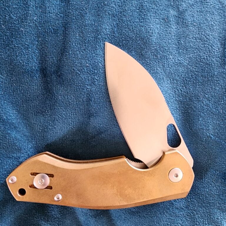 Giant Mouse ACE Brass Bibilo Discounted "Rescue Mouse" knives for sale