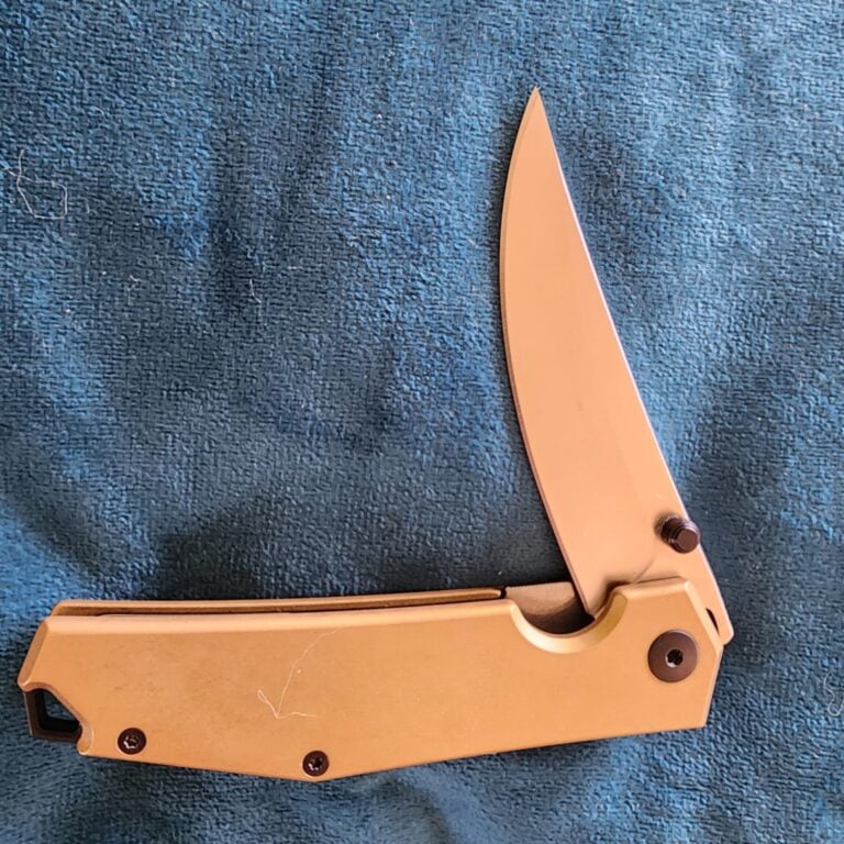 Giant Mouse ACE Brass Clyde Discounted "Rescue Mouse" knives for sale