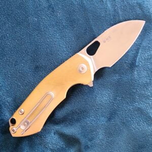 Giant Mouse ACE Riv Brass Liner Lock Discounted "Rescue Mouse" knives for sale
