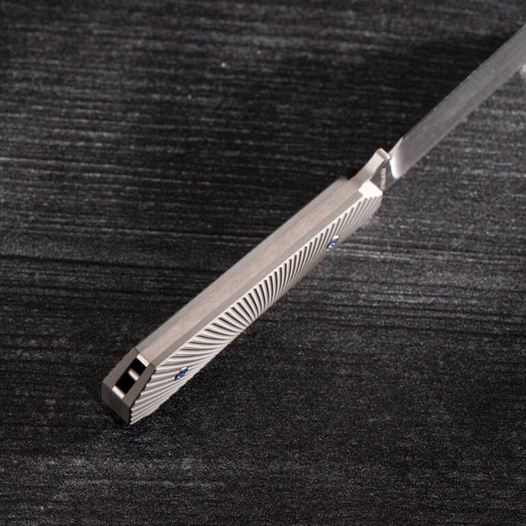 Midnight FIXedc - Titanium Starburst Hand Satin knives for sale