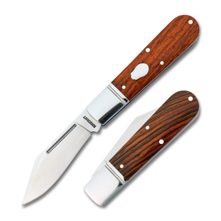 RoseCraft Blades Loosahatchie Jack Yellow Saddlewood RCT010-YW knives for sale