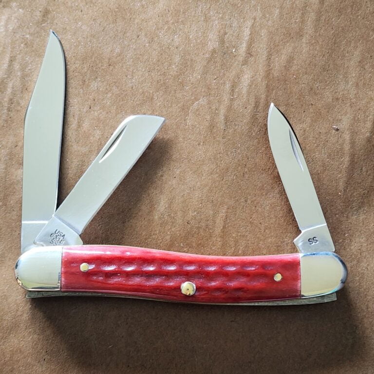 Case 00786 Pocket Worn Old Red Bone Corn Cob Jigged Medium Stockman 6318 SS knives for sale