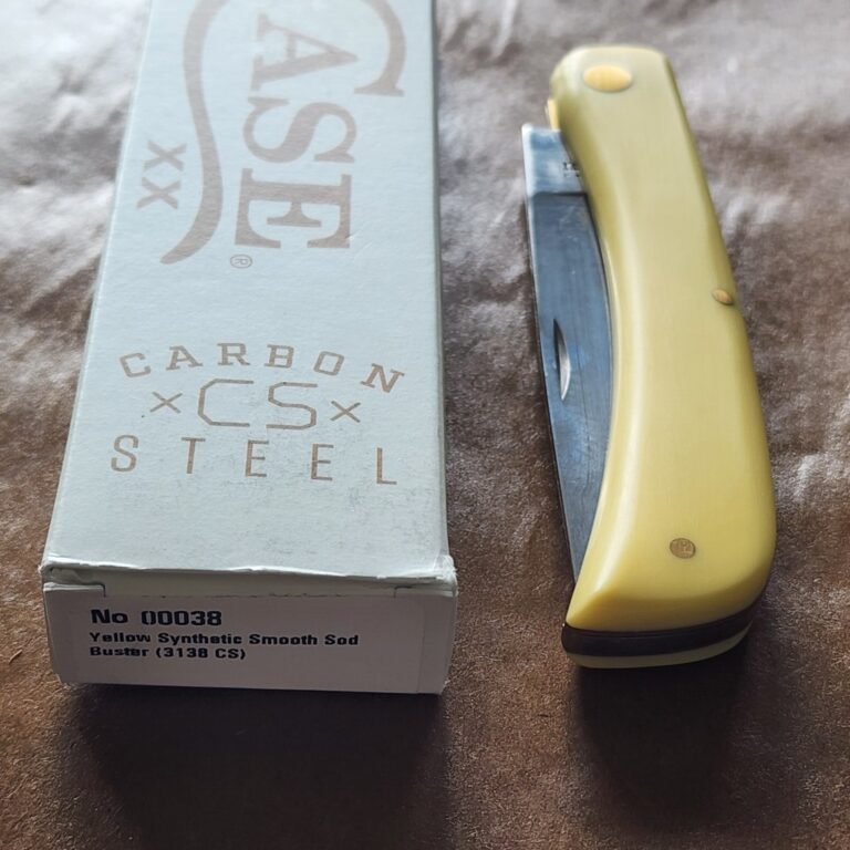 Case XX USA CS Yellow Sod Buster 3138 knives for sale