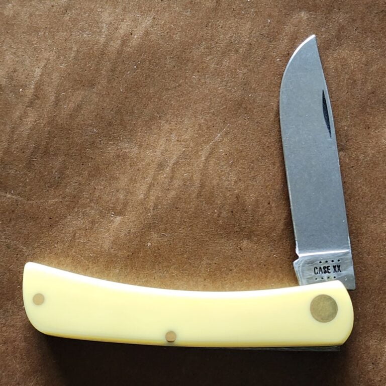 Case XX USA CS American Workman Yellow Sod Buster Jr. 3137 knives for sale