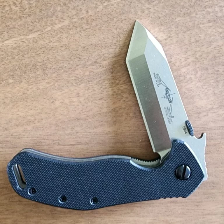 Emerson USA #0804 Bulldog in Black G10 knives for sale