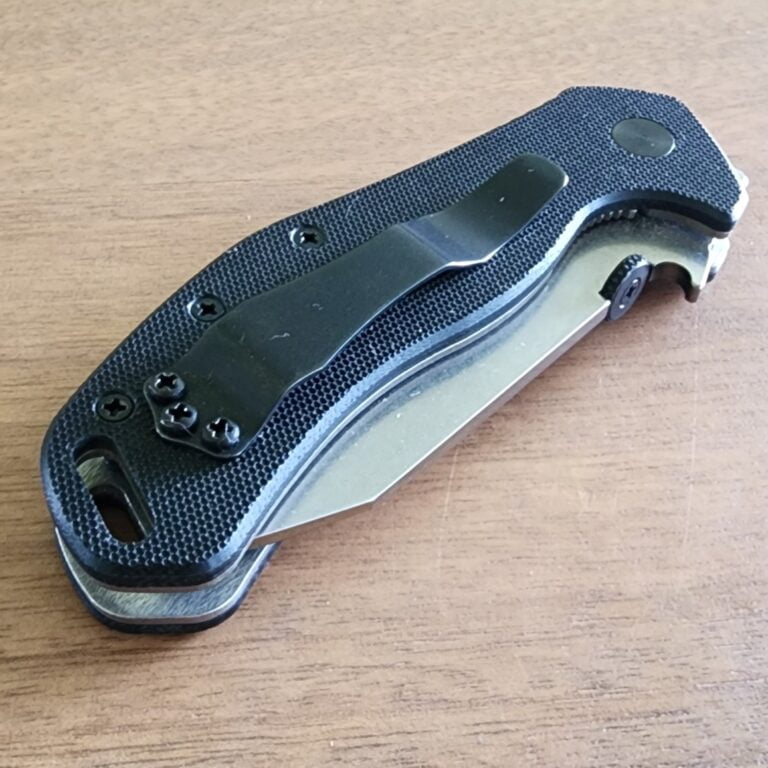 Emerson USA #0804 Bulldog in Black G10 knives for sale