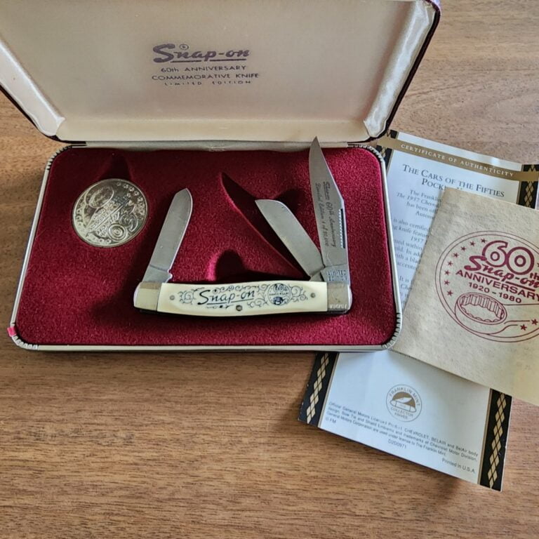 Snap-on 60th Anniversary Knife and Coin knives for sale