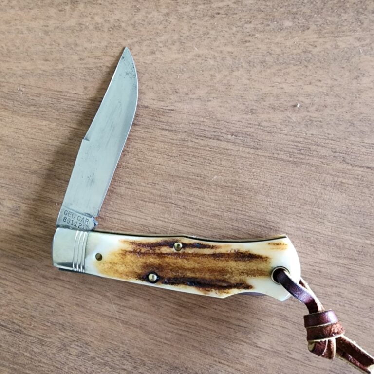 Great Eastern Cutlery #831121 LB Sambar Stag used knives for sale