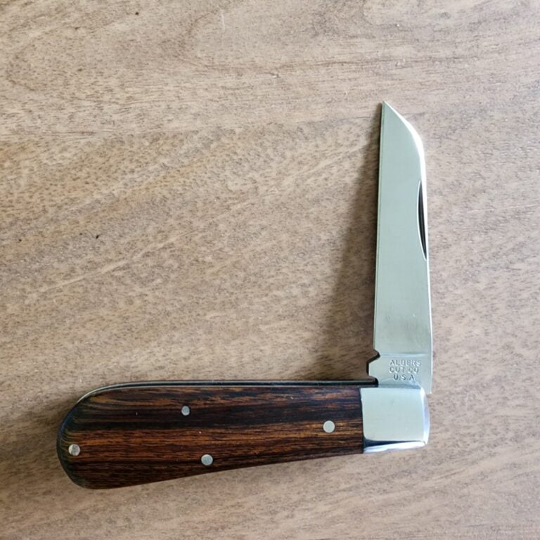 Albers Cutlery Company Arizona Desert Ironwood Lamb Foot knives for sale