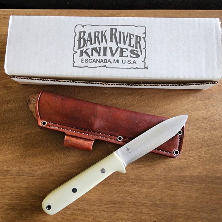 Bark River Knives Kephart 4 in CPM 3v and Ivory G-10 knives for sale