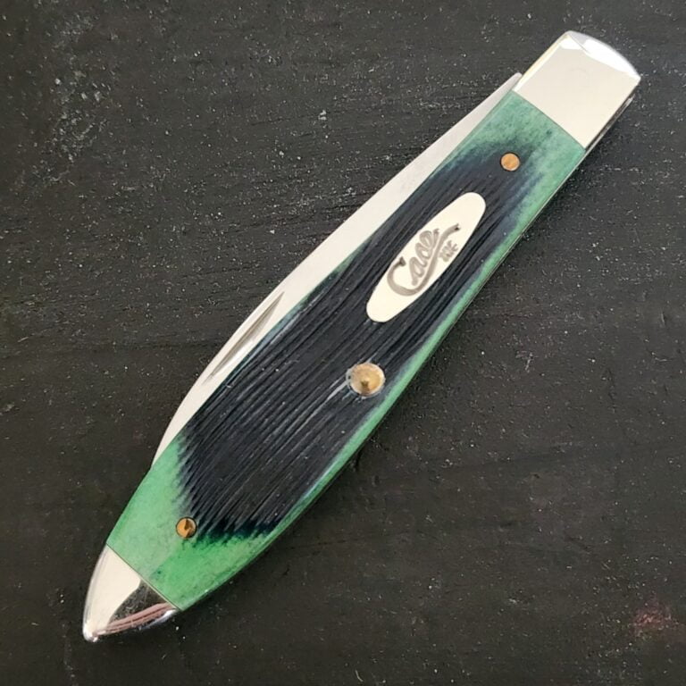 Case XX USA TB61028 SS Hunter Green Teardrop Jack knives for sale