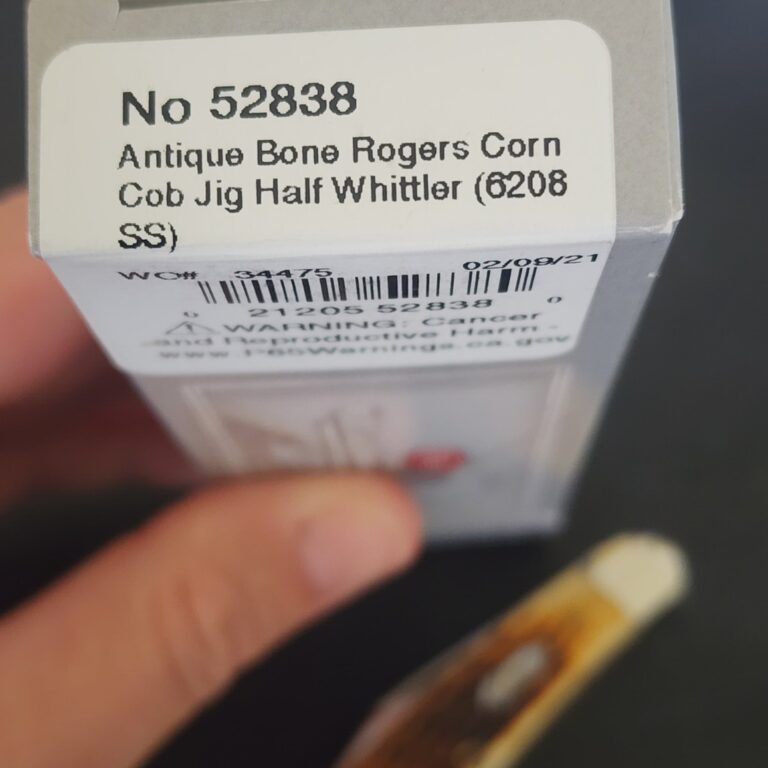 Case XX USA 6208 SS Antique Bone Rogers Corn Cob Jig Half Whittler knives for sale