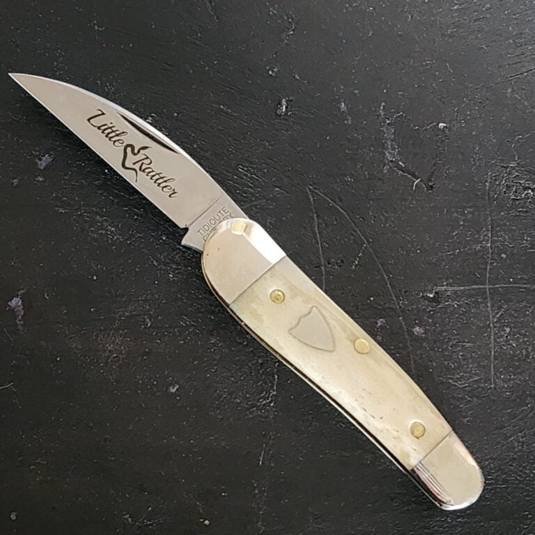 GEC #190120 Smooth White Bone knives for sale