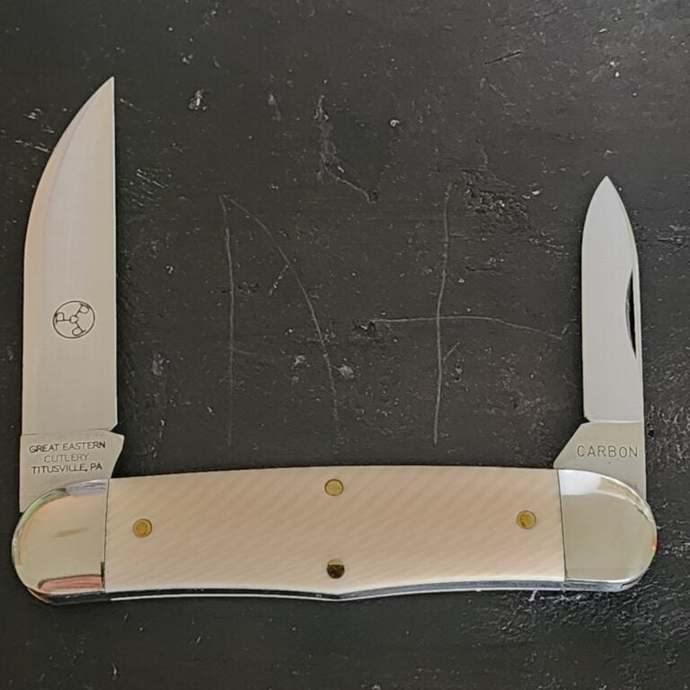 Great Eastern Cutlery #340223 Unicorn Ivory "S" knives for sale