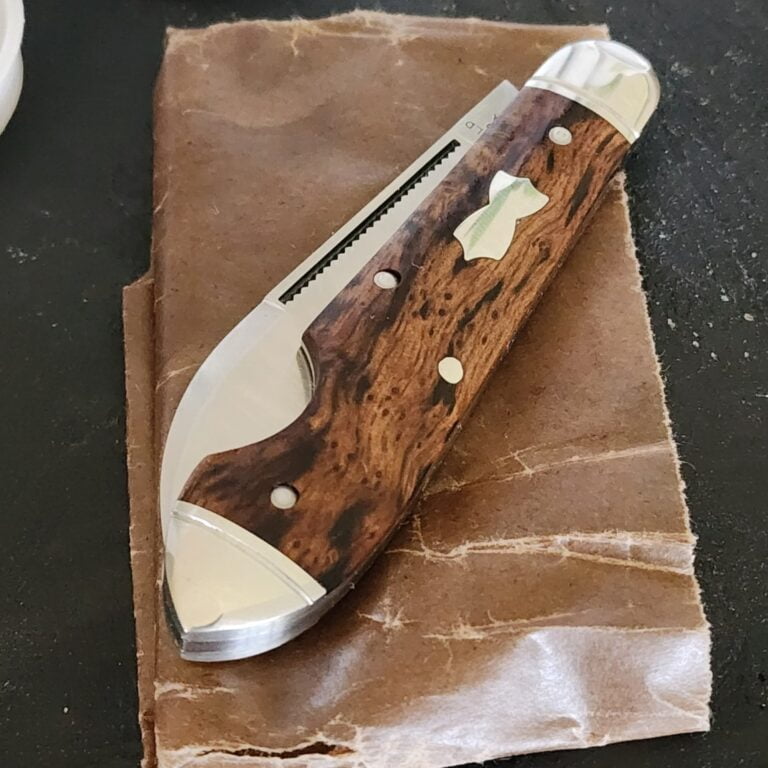 Great Eastern Cutlery #852118 eo Tiger Maple Wood knives for sale