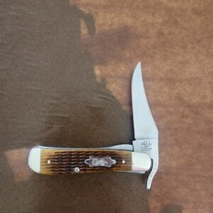Case XX USA 61953 L SS Antique Rogers Corn cob Jig Russ lock knives for sale