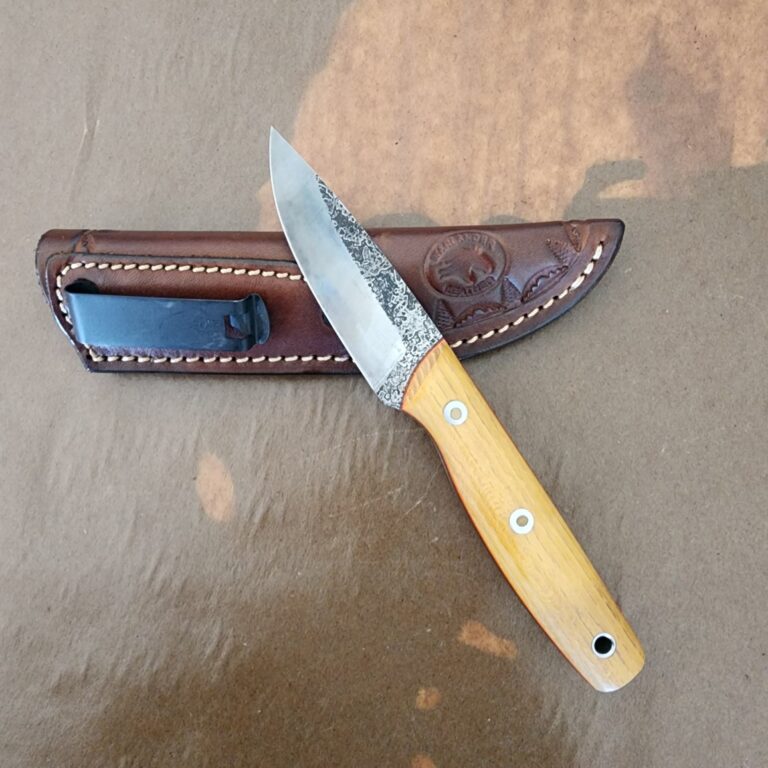 Warlander Knives Wood Handled Fixed Blade (gently Used) knives for sale