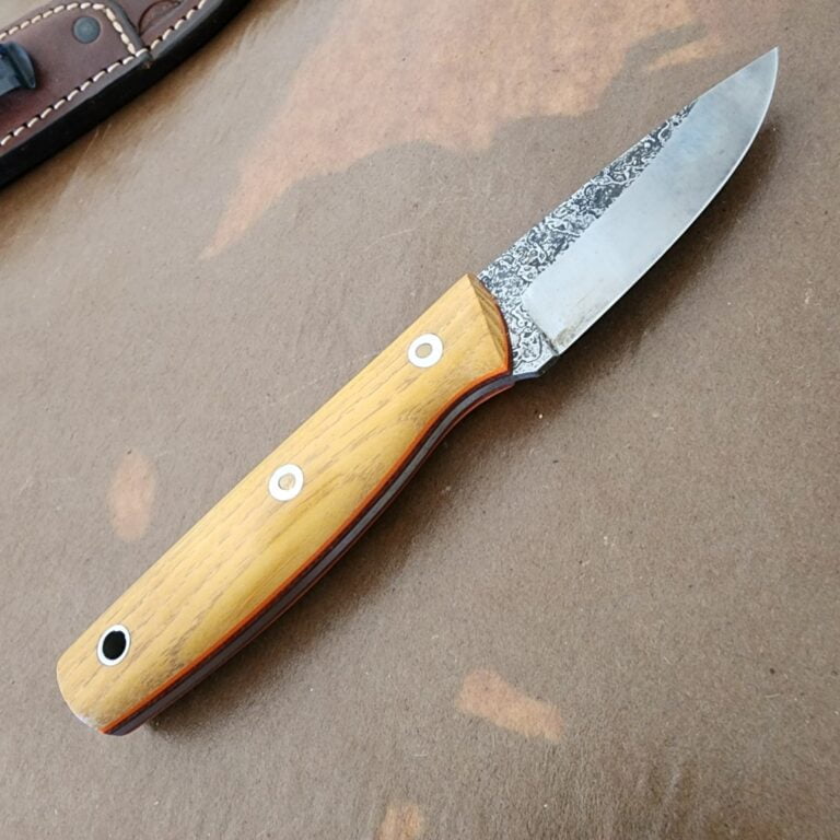 Warlander Knives Wood Handled Fixed Blade (gently Used) knives for sale