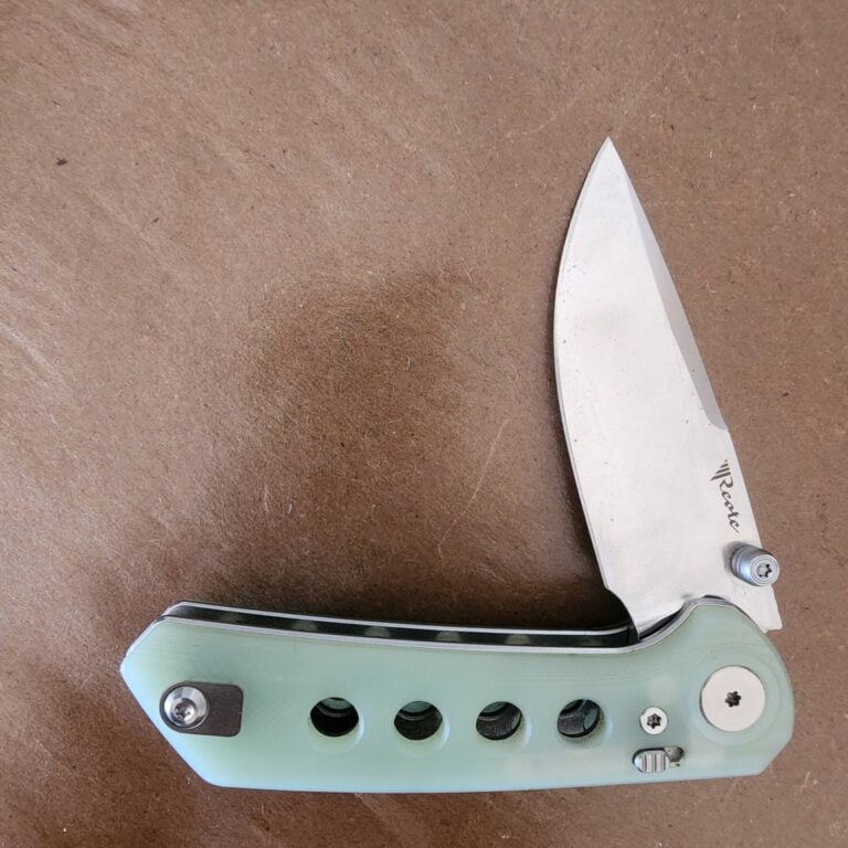 Reate PX-LT in Jade G10 and Stone Washed Nitro-V (used) knives for sale