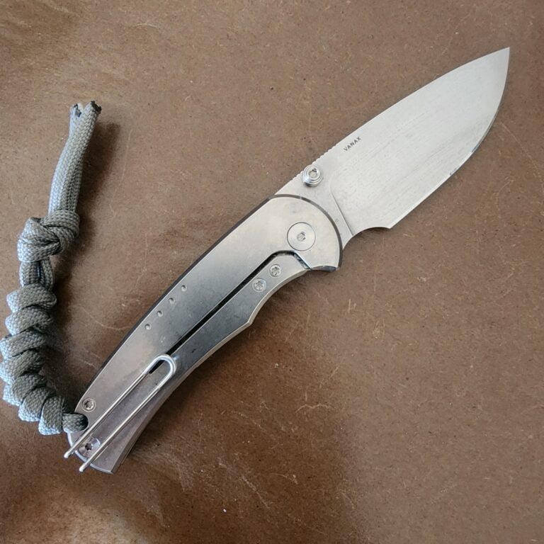 Quiet Carry "The Drift" Vanax Titanium (used) knives for sale