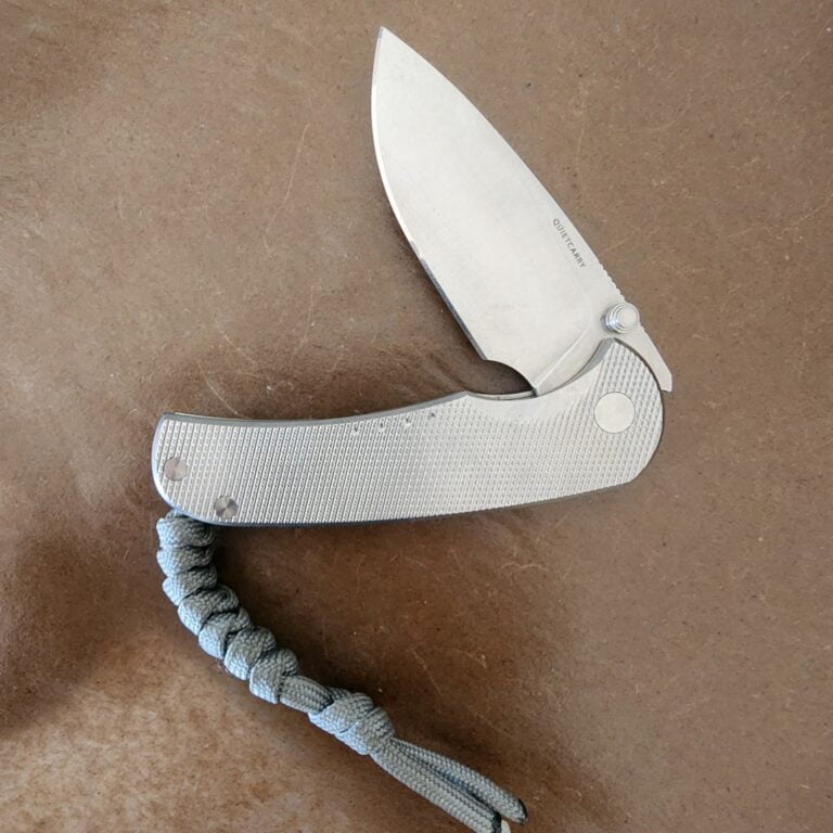 Quiet Carry "The Drift" Vanax Titanium (used) knives for sale