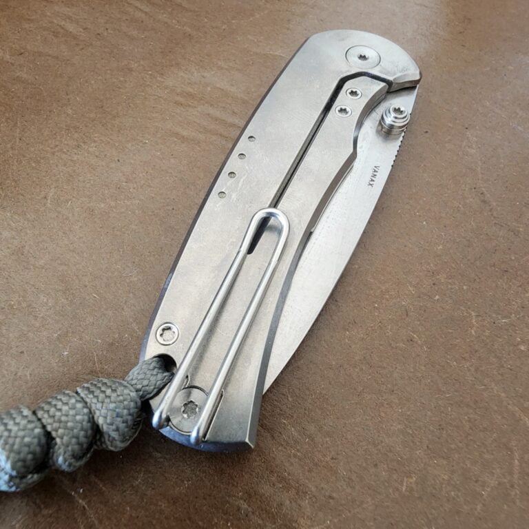 Quiet Carry "The Drift" Vanax Titanium (used) knives for sale