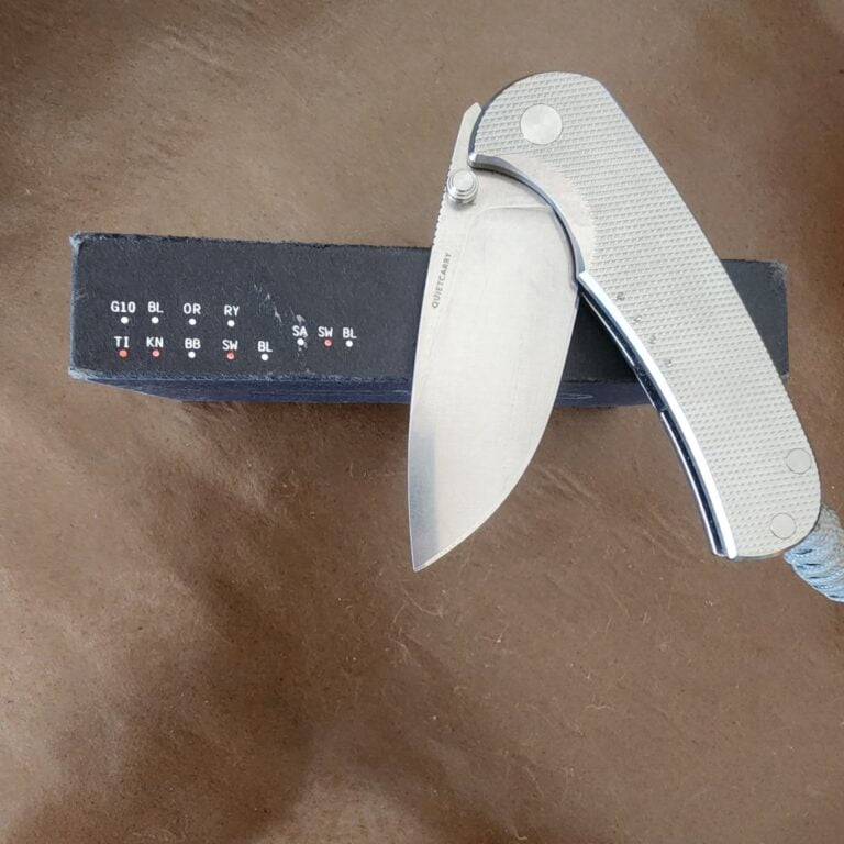 Quiet Carry "The Drift" Vanax Titanium (used) knives for sale