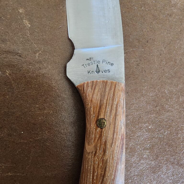 Trestle Pines Knives Old Growth Oak "Buddy" By Hess and Great Eastern Cutlery knives for sale