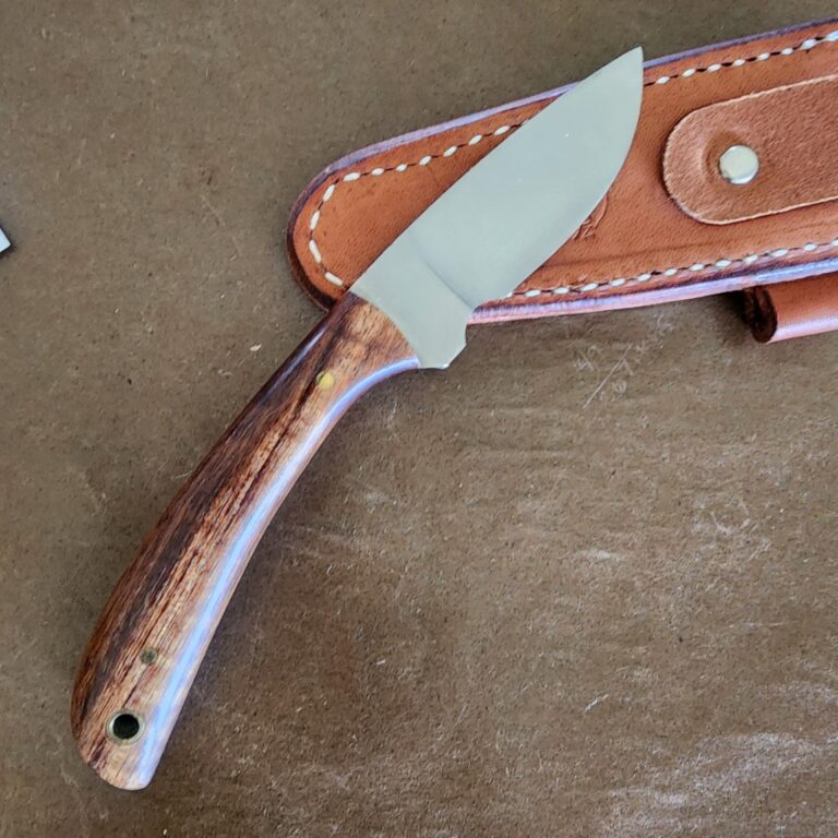 Trestle Pines Knives Curly Koa 1 of 3 "Buddy" By Hess and Great Eastern Cutlery knives for sale