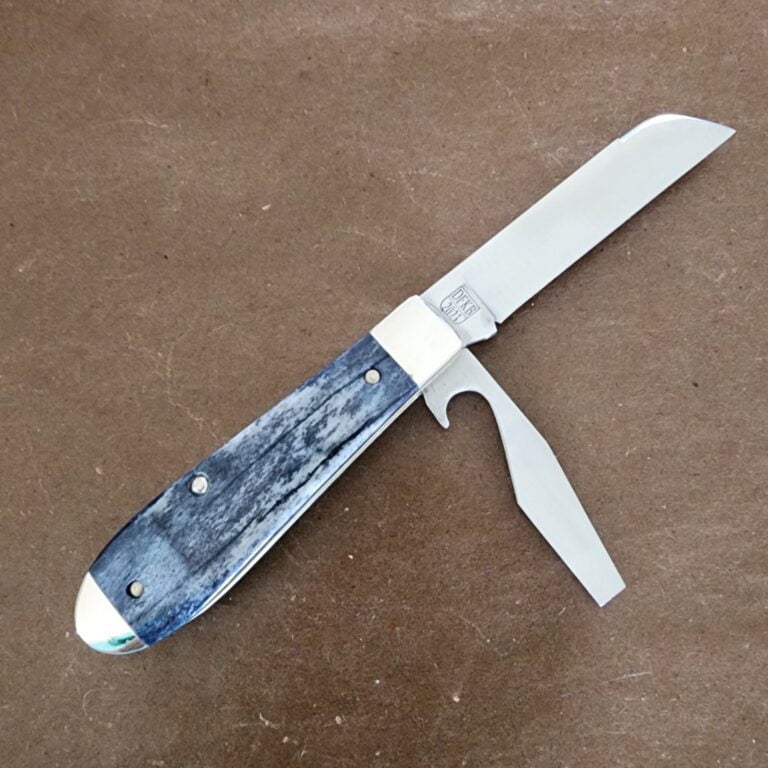 TSA Knives Exclusive Old Man Jack Caplifter w/ Sheepsfoot Blade Lone Wolf Giraffe Bone (1 of 3) by Daniels 07/2024 knives for sale